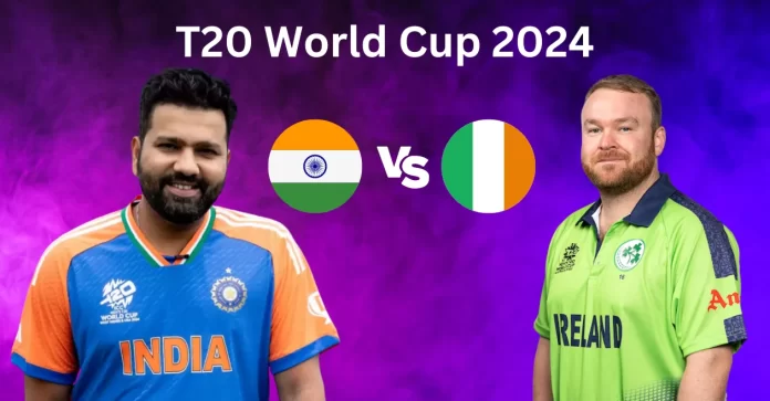 T20 World Cup 2024 IND vs IRE