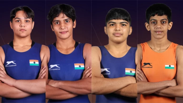 Aditi Kumari Neha Pulkit Mansi Lather Four Indian Women enter U17 Wrestling World Championships Final