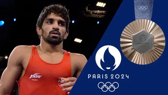 aman sehrawat paris olympic 2024