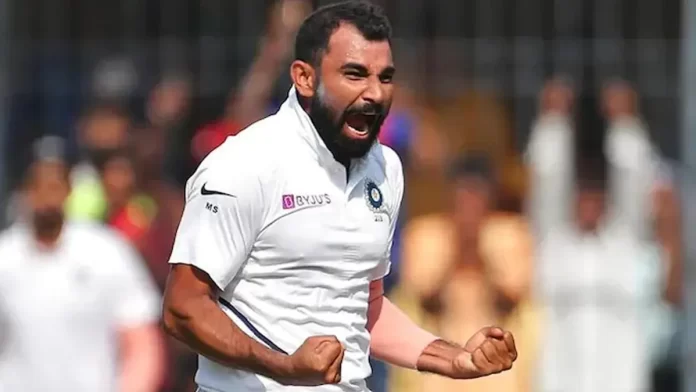 mohammed shami test